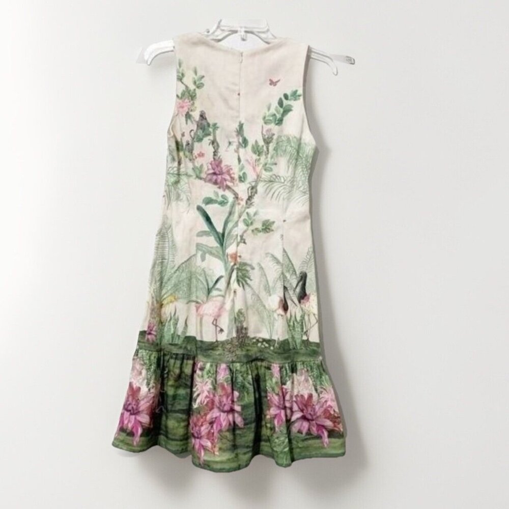 Isolda Brazil Women’s 2 Midi Dress Ruffle Hem Resort Garden Party Cottagecore - Picture 10 of 10